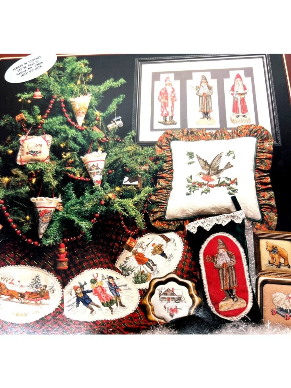 Cross My Heart An Old-Fashioned Christmas Counted Cross Stitch Pattern Book